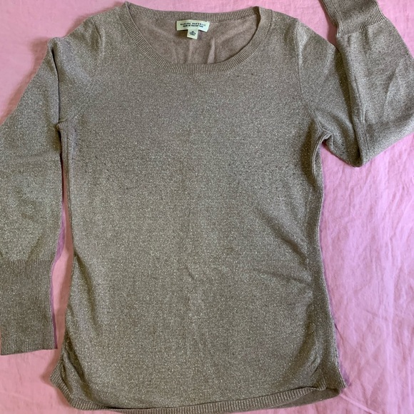 BANANA REPUBLIC golden glitter sweater - Picture 2 of 4